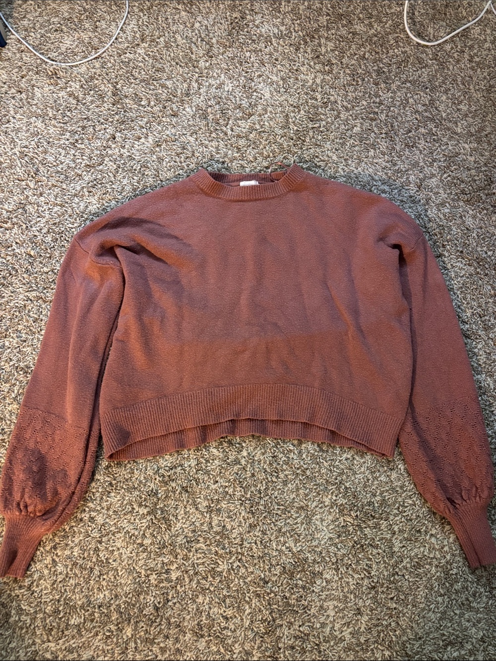 Dry Goods Crewneck Sweater in Rust